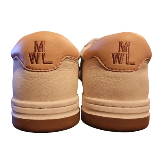 Madewell Court Sneaker size 5 women white leather low top Ruddy accent Color - Picture 5 of 10